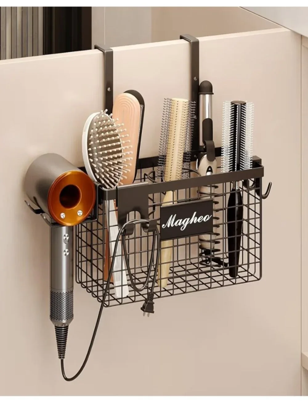 Hair tool cabinet door organizer, wall mount, or countertop NEW